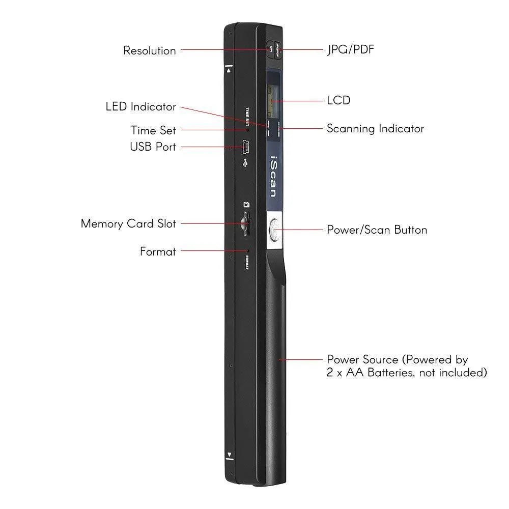 iScan Portable Document Scanner