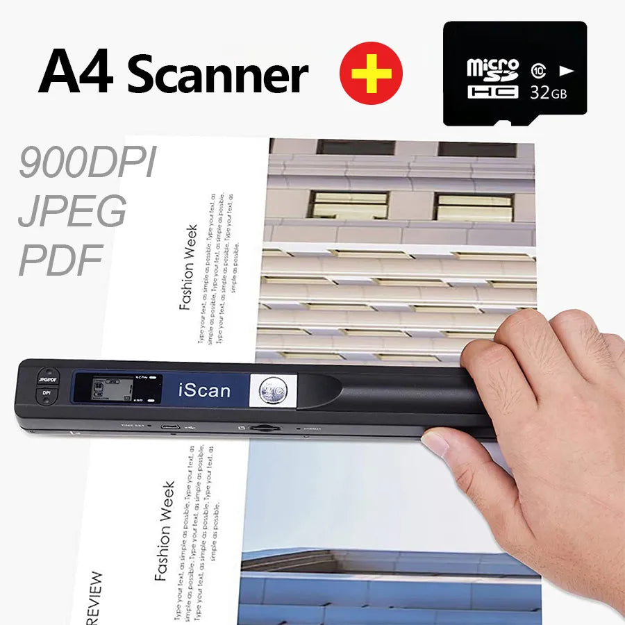 iScan Portable Document Scanner